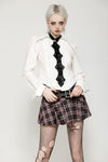 Punk Pink Plaid Mini Skirt KW374