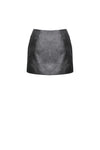 Battle-Ready Punk Skirt with Grommet Straps and Star Charm KW387