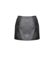 Battle-Ready Punk Skirt with Grommet Straps and Star Charm KW387