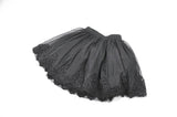 Black All-match Shadow Rose Embroidered Petticoat KW389