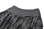 Shattered Butterfly Punk Skirt with Leather Lace-Up  KW391