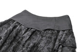 Shattered Butterfly Punk Skirt with Leather Lace-Up  KW391