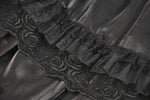 Gothic Moonlit Rose Layered Maxi Petticoat Skirt KW392