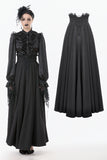 Gothic Nun Pleated Maxi Skirt KW395