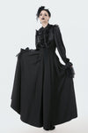 Gothic Nun Pleated Maxi Skirt KW395