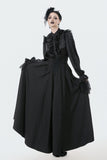 Gothic Nun Pleated Maxi Skirt KW395