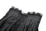 Gothic Nun Pleated Maxi Skirt KW395
