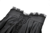 Gothic Nun Pleated Maxi Skirt KW395