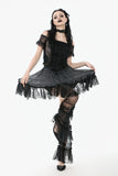 Ballet-Inspired Lace Petticoat with Layered Boning and Bow Details KW399