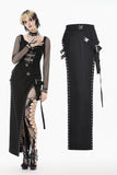 Punk High-Slit Midi Skirt KW407