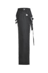 Punk High-Slit Midi Skirt KW407
