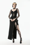 Punk High-Slit Midi Skirt KW407