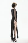 Punk High-Slit Midi Skirt KW407