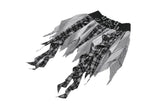 Black & White Plaid Patchwork Locomotive Skirt KW411