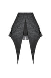 Dark Gothic Swallowtail Skirt KW419 - Gothlolibeauty