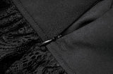 Punk Eyelet Lace Layered Mini Skirt KW420 - Gothlolibeauty