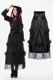 Gothic Corset High-Waist Layered Cake Skirt KW424
