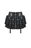 Metal Tactical Punk Skirt KW426 - Gothlolibeauty