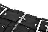 Metal Tactical Punk Skirt KW426 - Gothlolibeauty