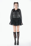 Gothic Lace Bustle Tail Skirt KW428 - Gothlolibeauty