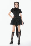 Gothic Lace Bustle Tail Skirt KW428 - Gothlolibeauty