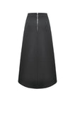 Punk Layered Pocket Cutout Belted Long Skirt KW430 - Gothlolibeauty