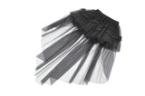 Gothic Tailed Sheer Mesh Petticoat Skirt KW431 - Gothlolibeauty