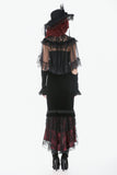 Gothic Elegant Velvet Mermaid Skirt KW435 - Gothlolibeauty