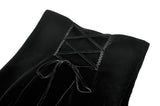 Gothic Elegant Velvet Mermaid Skirt KW435 - Gothlolibeauty