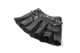 Punk Double Belt Pleated Skirt KW437