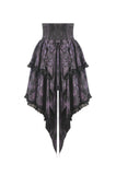 Dark Butterfly-Wing Gradient Gothic Lolita Dovetail Skirt KW442