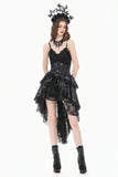 Dark Butterfly-Wing Gradient Gothic Lolita Dovetail Skirt KW442