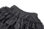 Black detachable fishtail lace puffy bottoms PW129