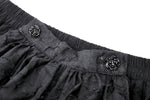 Black detachable fishtail lace puffy bottoms PW129