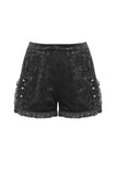 Velvet Embossed Base Shorts PW132