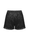 Velvet Embossed Base Shorts PW132