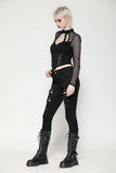 Punk versatile distressed long pants PW133