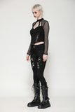 Punk versatile distressed long pants PW133