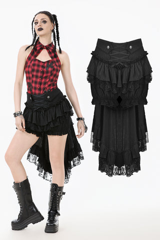 Gothic Tailcoat Lantern Pants PW137BK