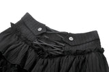 Gothic Tailcoat Lantern Pants PW137BK