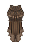 Steampunk Tailcoat Bloomers with Anchor Buttons and Ruffled Trim PW137BN
