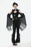 Gothic Multi-Layer Lace Flared Leggings PW139