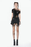 Punk Mesh Layered Skort Shorts PW149 - Gothlolibeauty