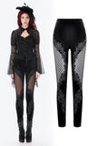 Gothic Velvet Mesh Patchwork Pants PW152