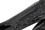 Gothic Velvet Mesh Patchwork Pants PW152