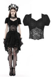 Gothic elegant sexy see-through top TW509