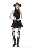 Punk lace up asymmetric T-shirt TW510