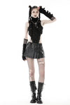 Punk decadent hole sleeveless top TW514