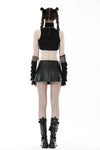 Punk decadent hole sleeveless top TW514