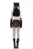 Punk decadent hole sleeveless top TW514